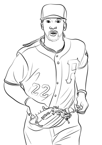 Andrew mccutchen coloring page free printable coloring pages