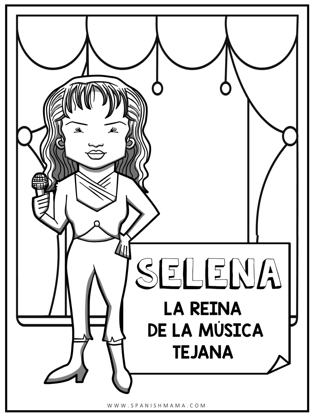 Hispanic heritage month coloring pages