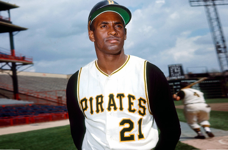 All pirates wearing rest of mlb wears patches in honour of roberto clemente â