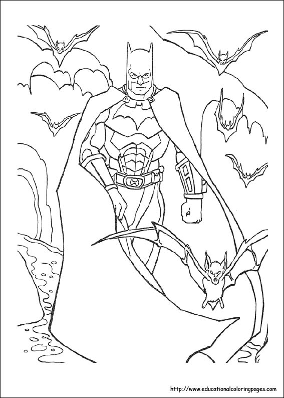 Batman coloring pages free for kids