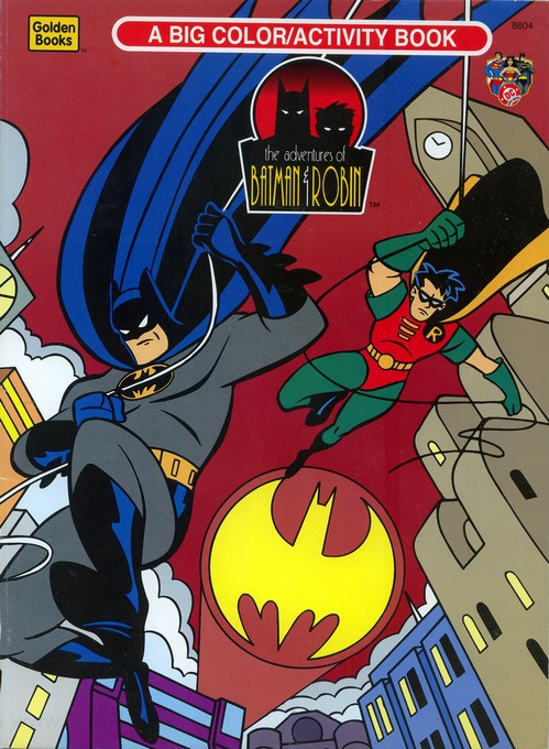 Batman robin coloring book golden books retro reprints