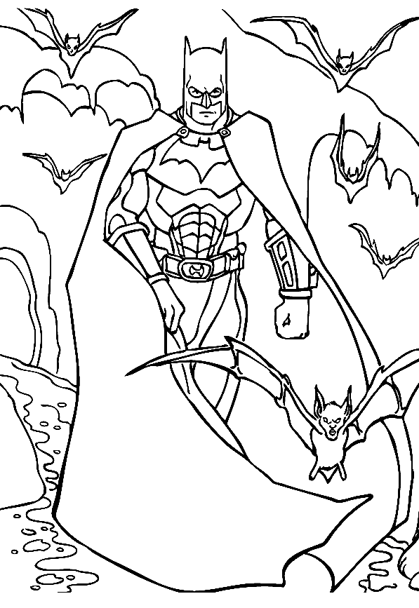 Batman coloring pages printable for free download