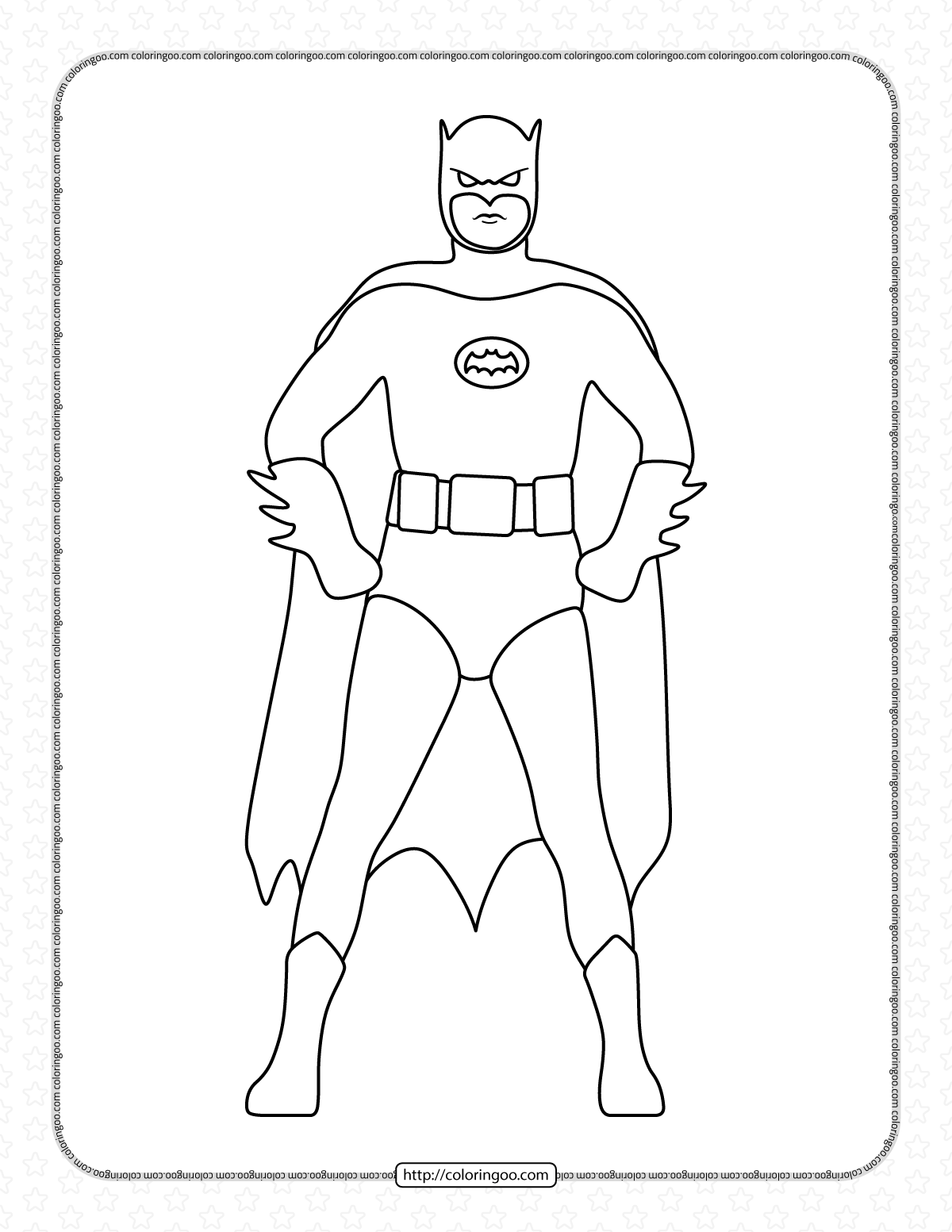 Batman coloring pages