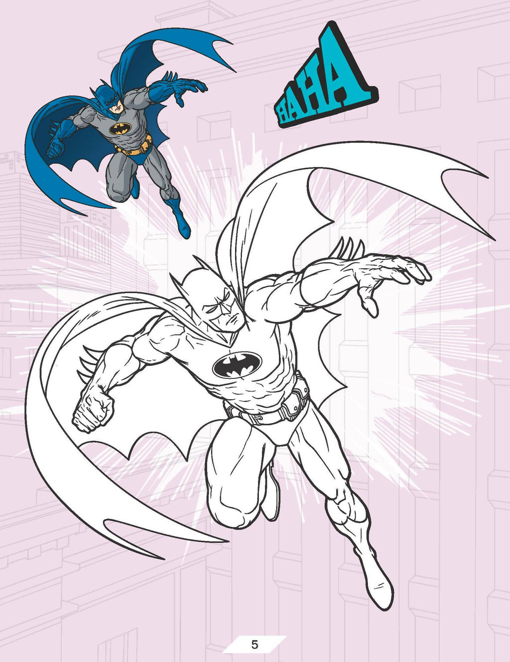 Batman copy colouring book by dreamland publications isbn