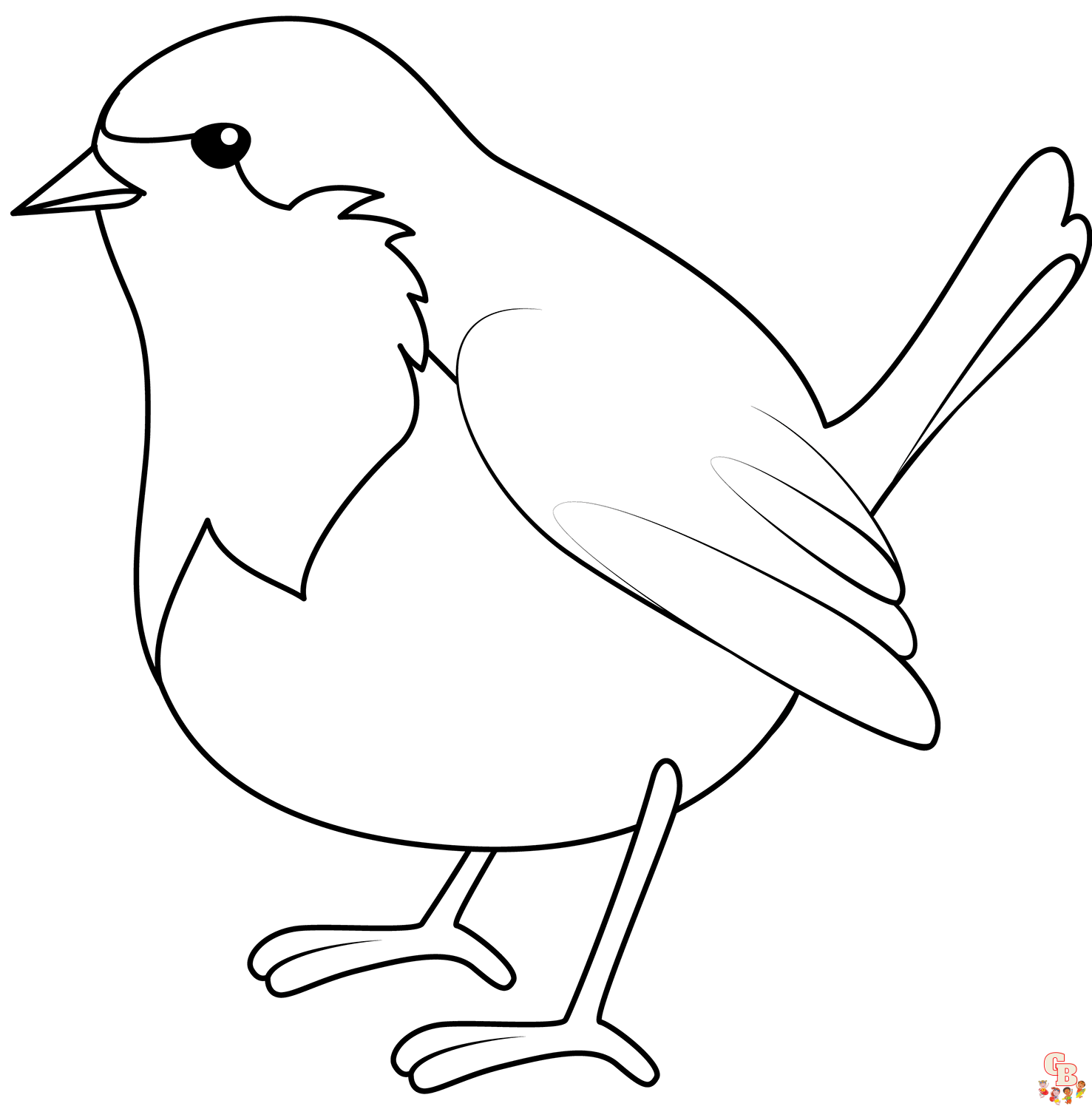 Get creative with robin coloring pages