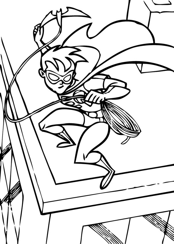 Robin coloring pages