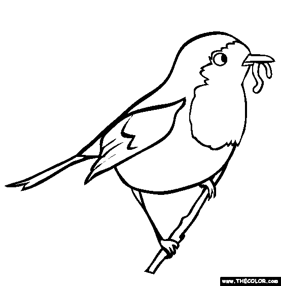 Free bird coloring pages color in this picture of a robin and others with our library of online coloring paâ bird coloring pages robin pictures robin bird