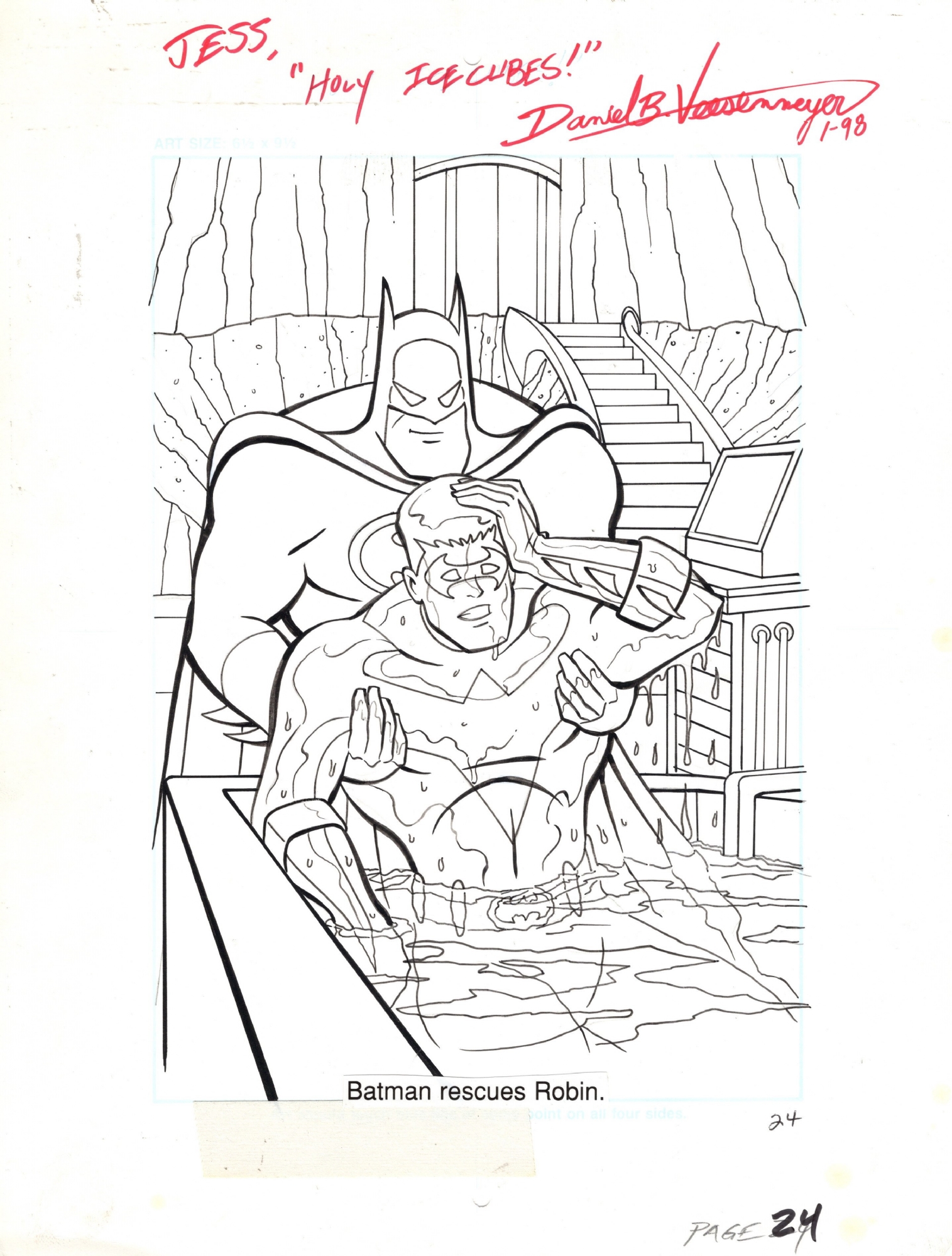 Batman robin coloring book pg in greg mckees dan veesenmeyer ic art gallery room