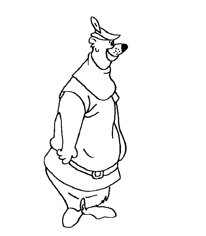 Robin hood coloring pages