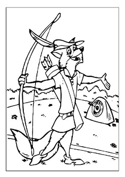 Coloring adventure awaits robin hood and little john printable coloring pages