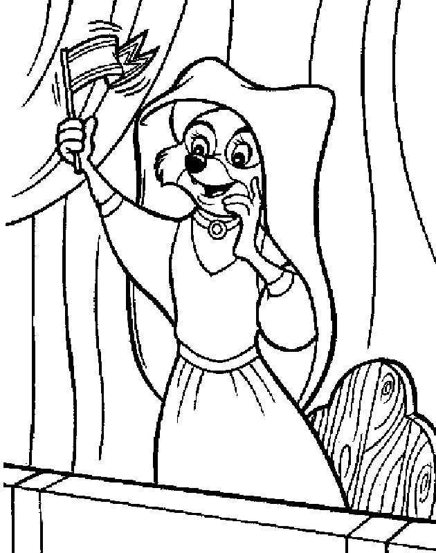 Robin hood coloring pages