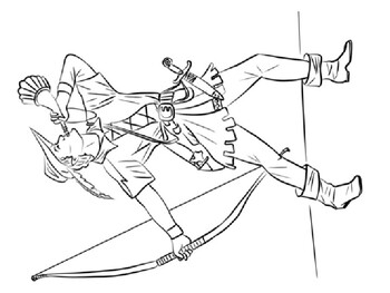 Robin hood coloring picture by stevens social studies tpt