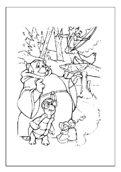 Disneys robin hood es alive printable coloring pages for disney fans