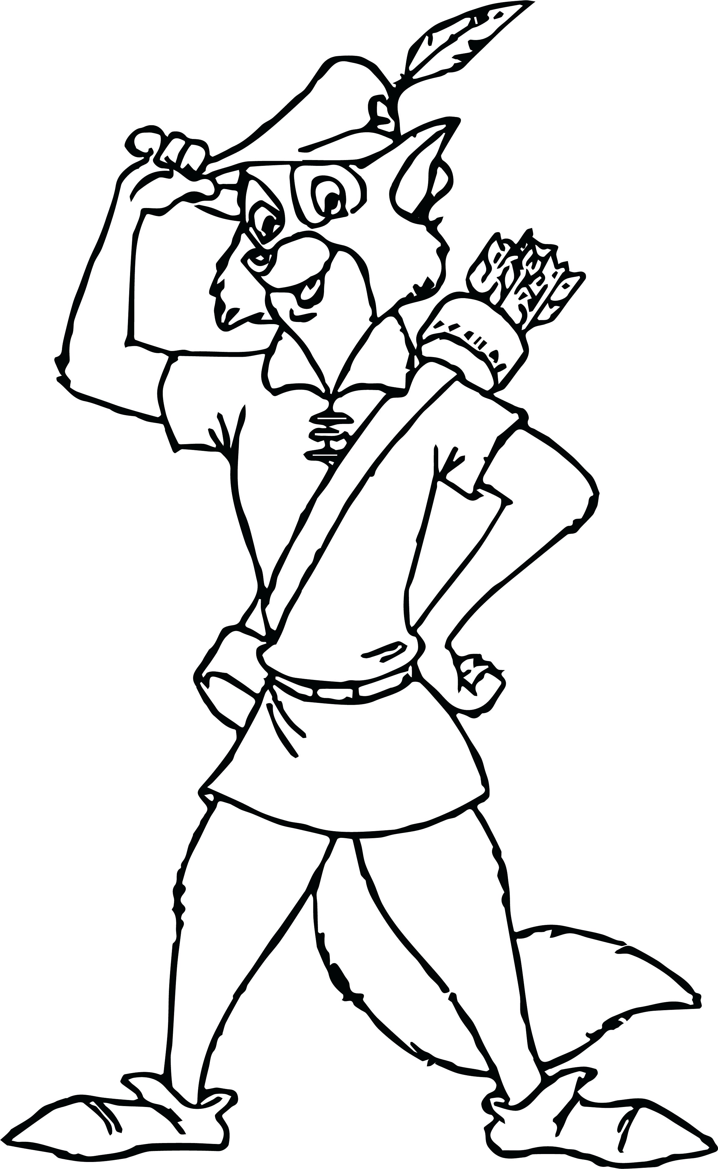 Robin hood coloring pages