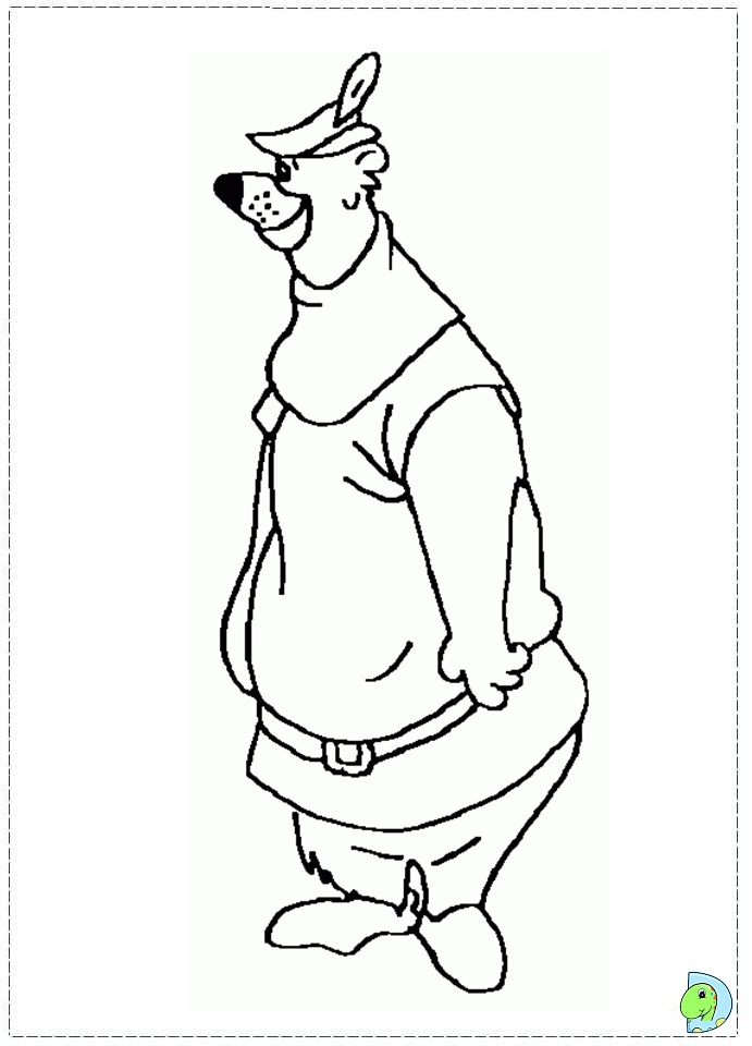 Robin hood coloring page