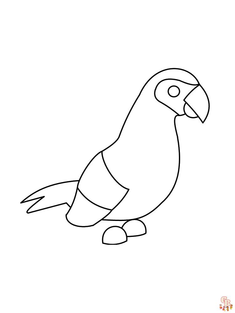 Free adopt me coloring pages for kids