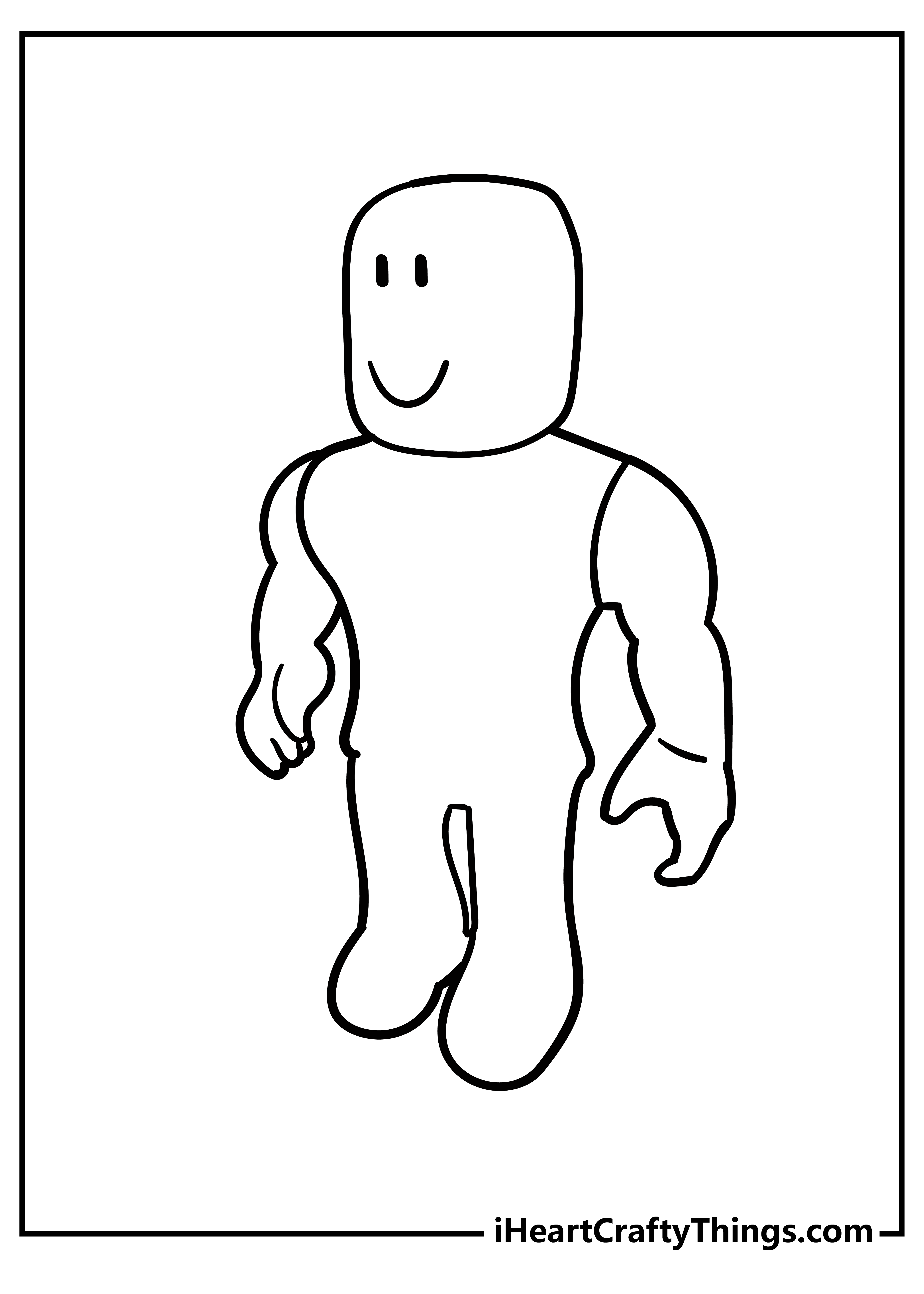 Roblox coloring pages free printables