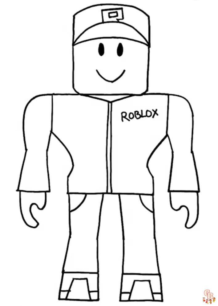 Free roblox coloring pages for kids to print