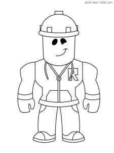 Roblox coloring pages print and color cartoon coloring pages printable coloring pages coloring pages