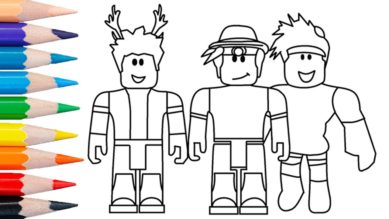 Roblox coloring page