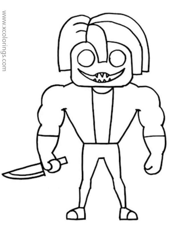 Piggy roblox coloring pages bakon avengers coloring pages coloring pages fnaf coloring pages