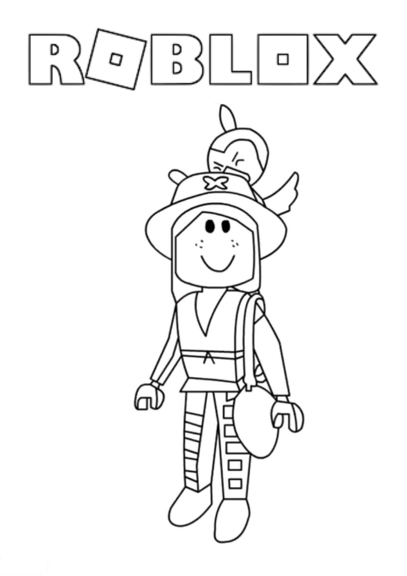 Roblox coloring pages