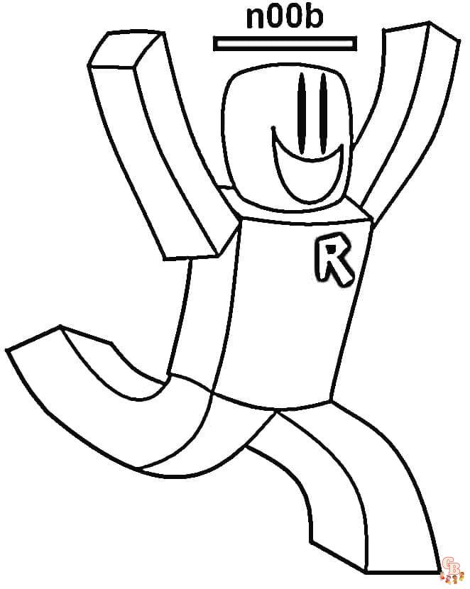 Free roblox coloring pages for kids to print