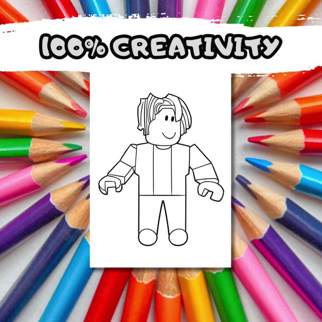 Roblox coloring pages coloring pages a format for childrens creativity kid coloring pages printable coloring pages