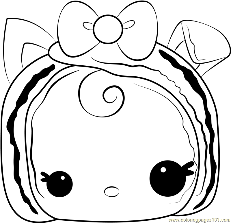 Becca bacon coloring page for kids