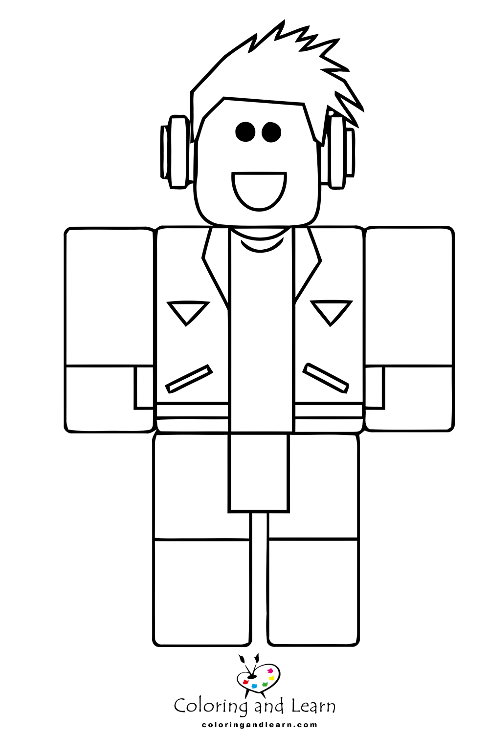 Roblox coloring pages