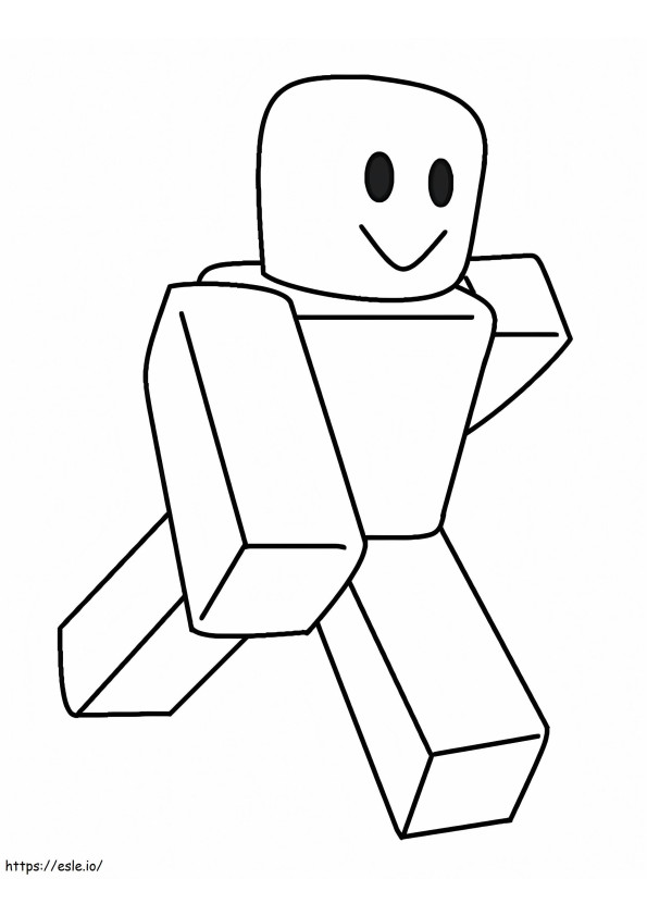 Roblox characters coloring pages