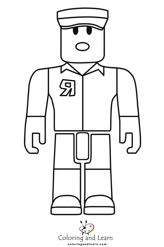 Roblox coloring pages rroblox