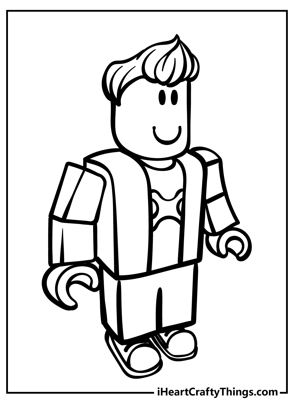 Roblox coloring pages free printables