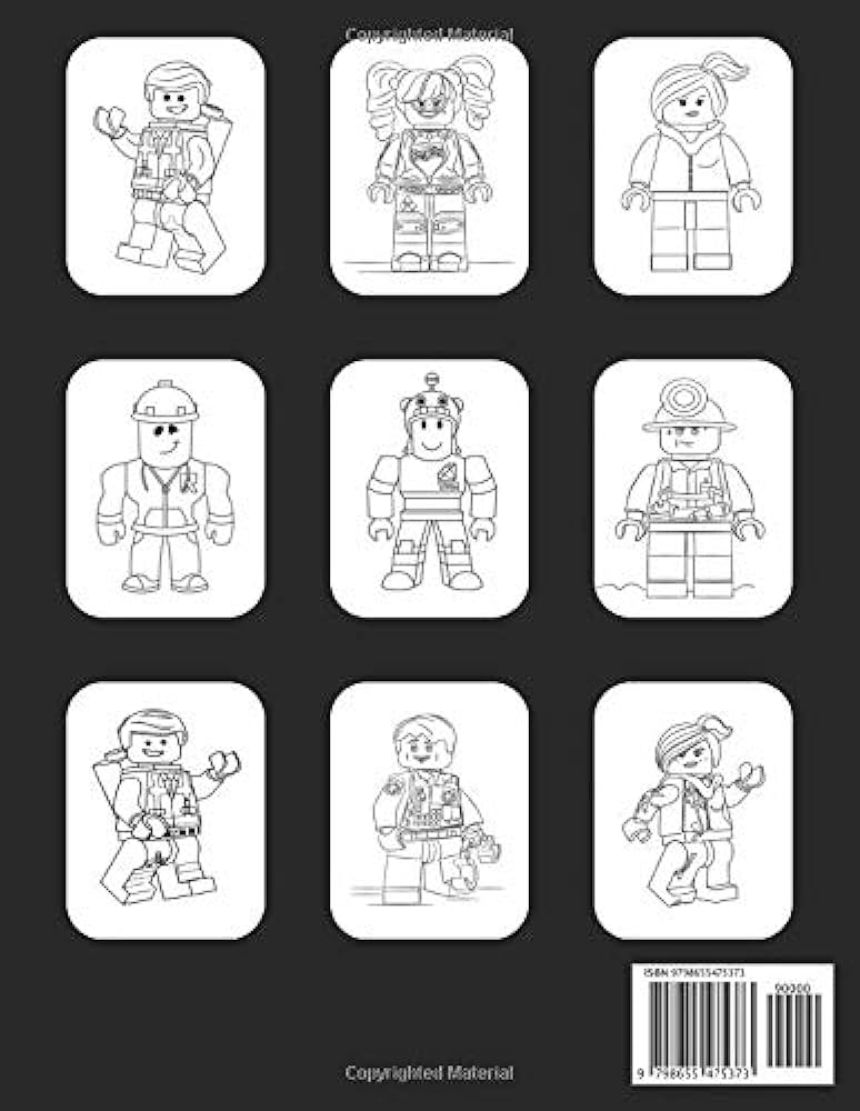 Roblox coloring book coloring pages for kids and adults amazing drawings