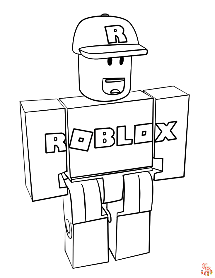 Free roblox coloring pages for kids to print