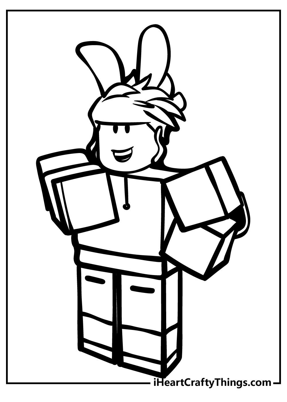 Roblox coloring pages free printables