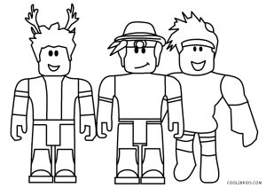 Free printable roblox coloring pages for kids