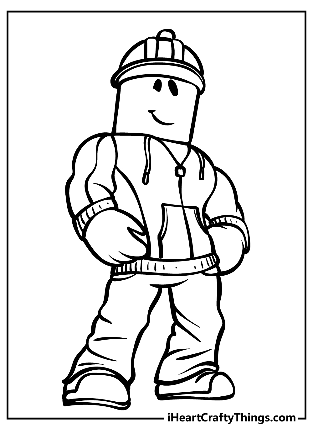 Roblox coloring pages free printables