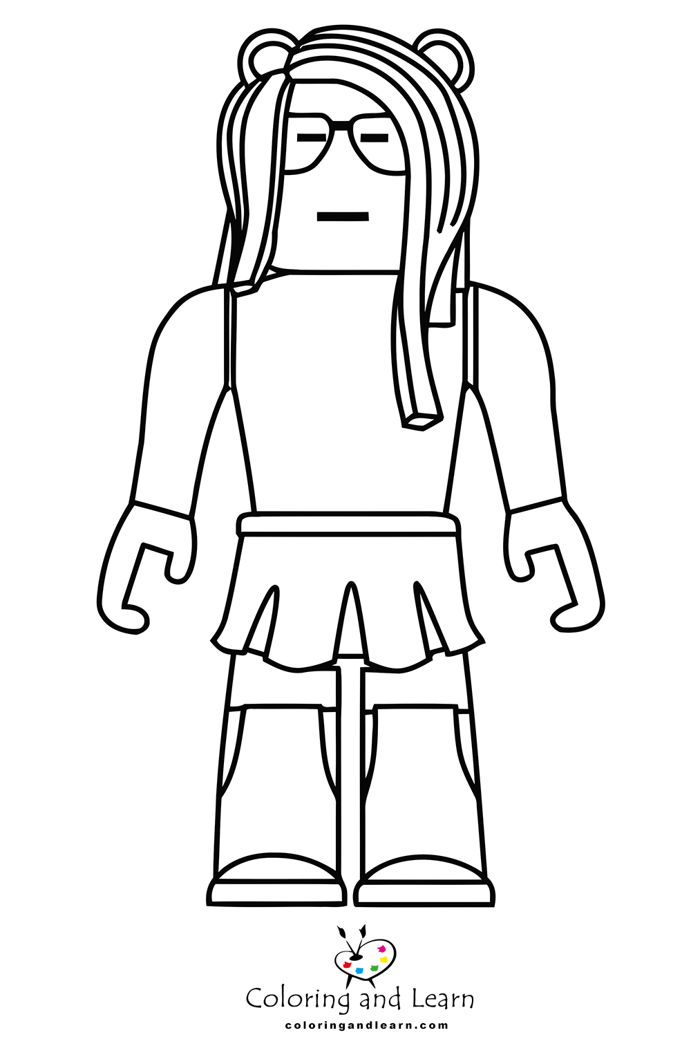 Roblox coloring pages