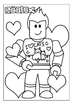 Roblox artistry unleashed printable coloring pages collection for kids