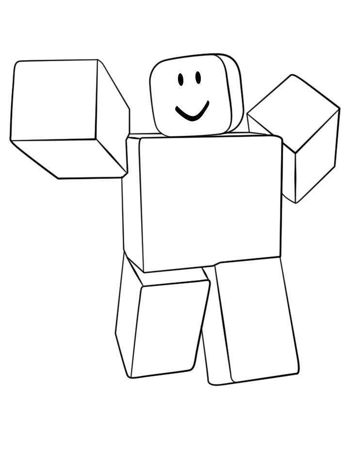 Roblox coloring pages printable for free download