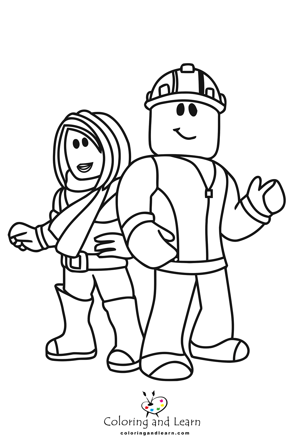 Roblox coloring pages rcoloringpages