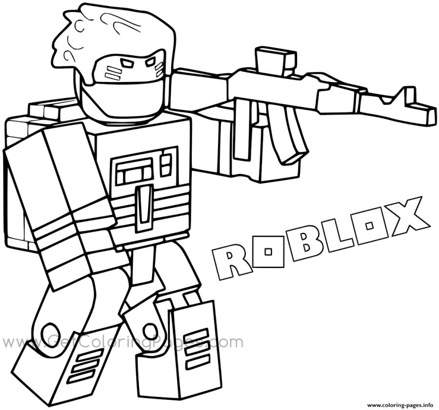 Get this roblox coloring pages printable sld