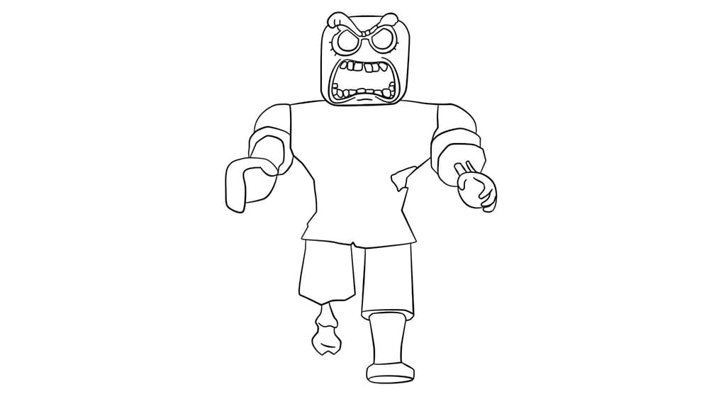 All printable roblox coloring pages