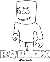 Roblox character coloring page doors