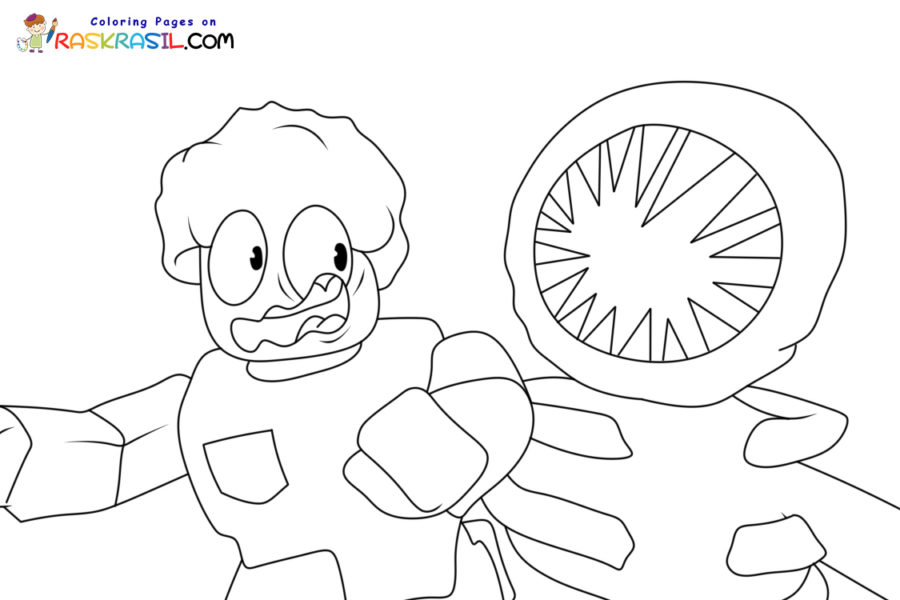 Roblox doors coloring pages