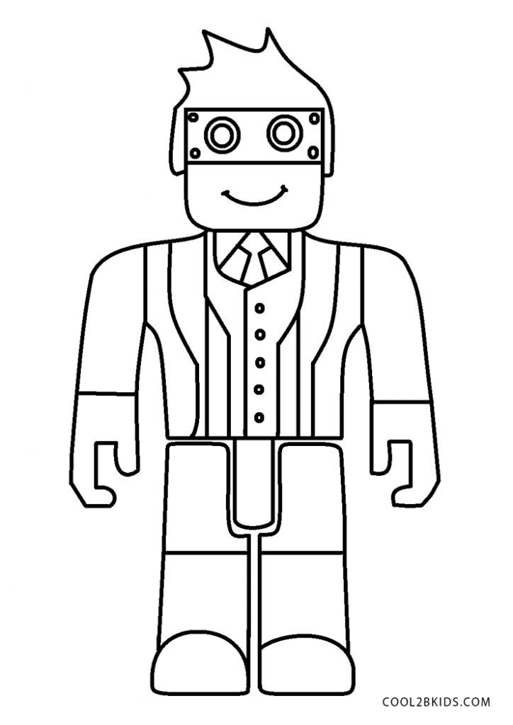 Dibujos de roblox para colorear