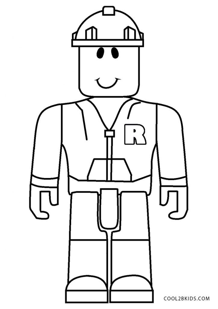 Dibujos de roblox para colorear