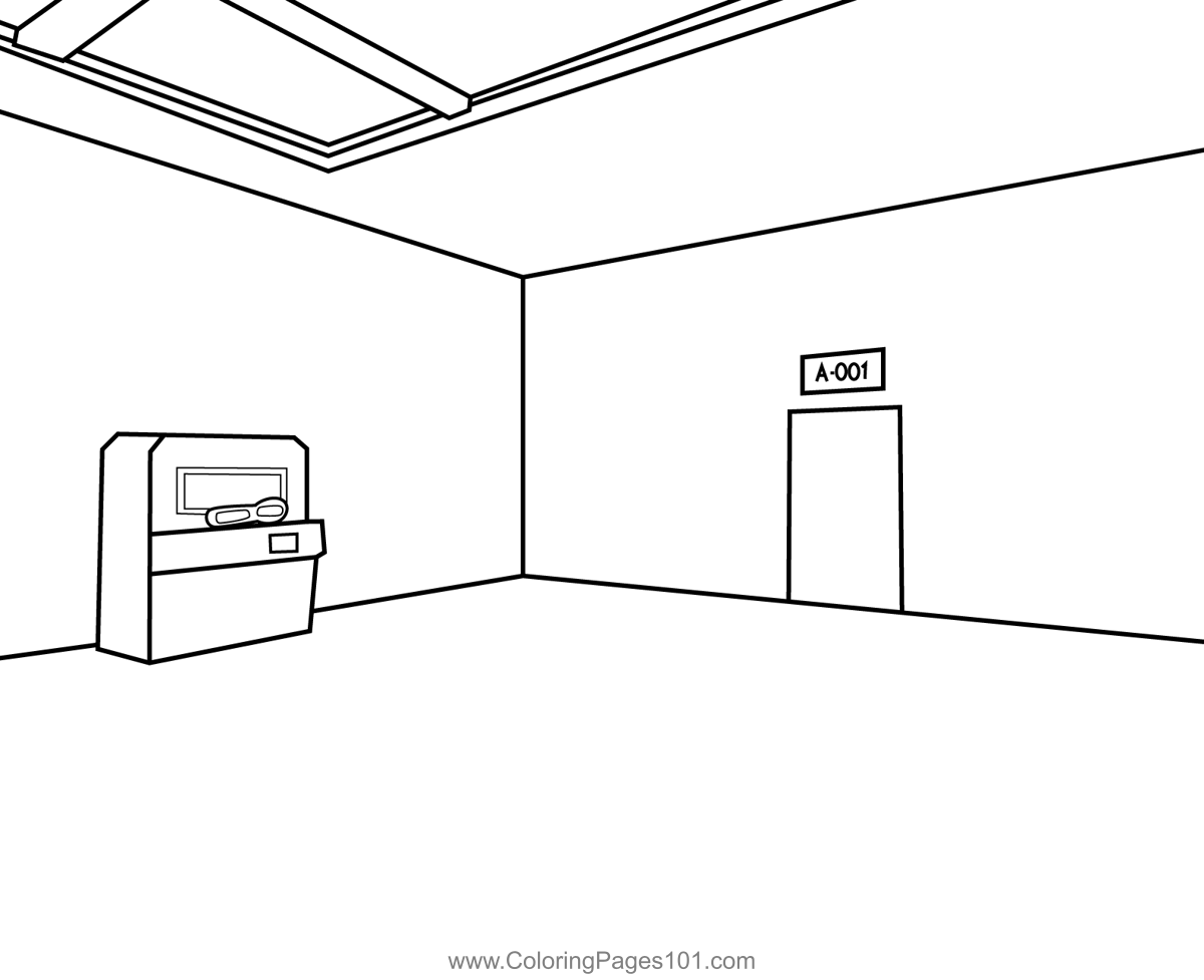 The rooms doors roblox coloring page coloring pages for kids coloring pages room doors