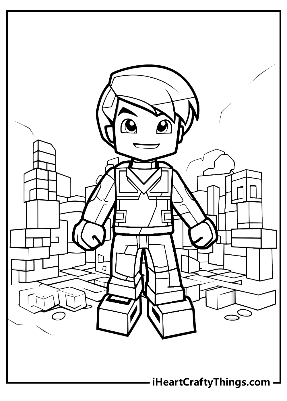 Roblox coloring pages free printables